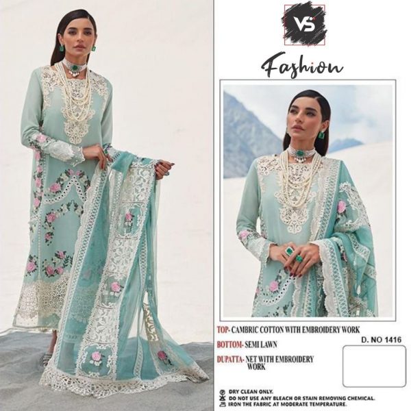 VS FASHION 1416 PAKISTANI SUITS IN INDIA