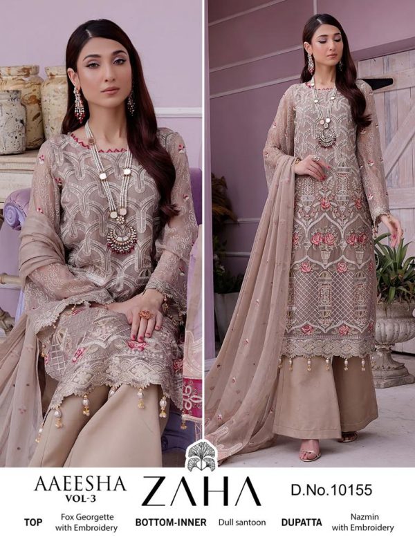 ZAHA 10154 TO 10157 AAEESHA VOL 3 SALWAR SUITS