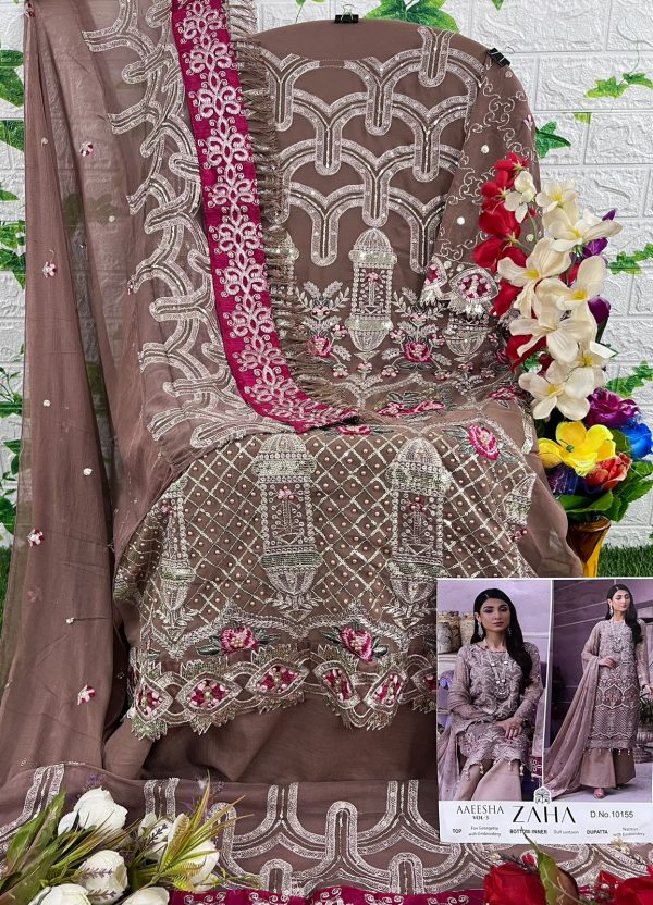 ZAHA 10154 TO 10157 AAEESHA VOL 3 SALWAR SUITS