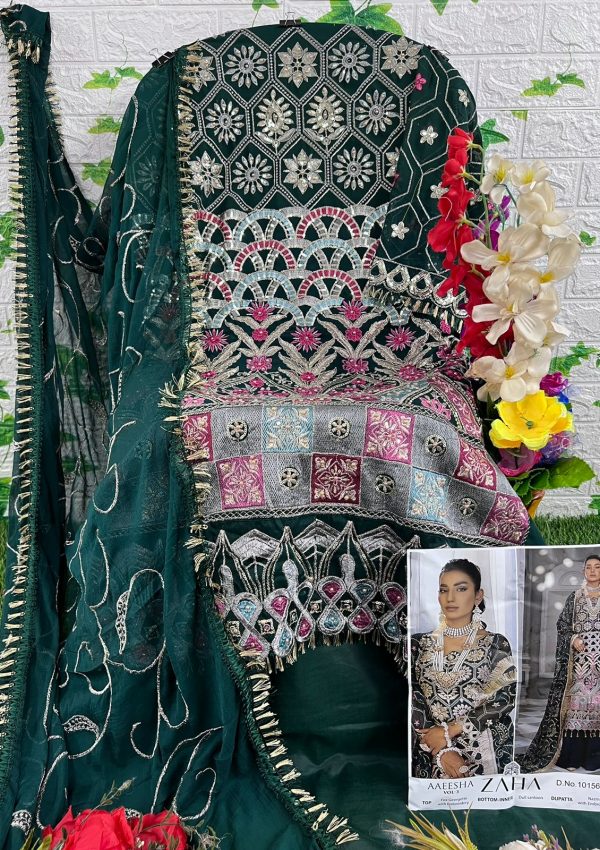 ZAHA 10154 TO 10157 AAEESHA VOL 3 SALWAR SUITS