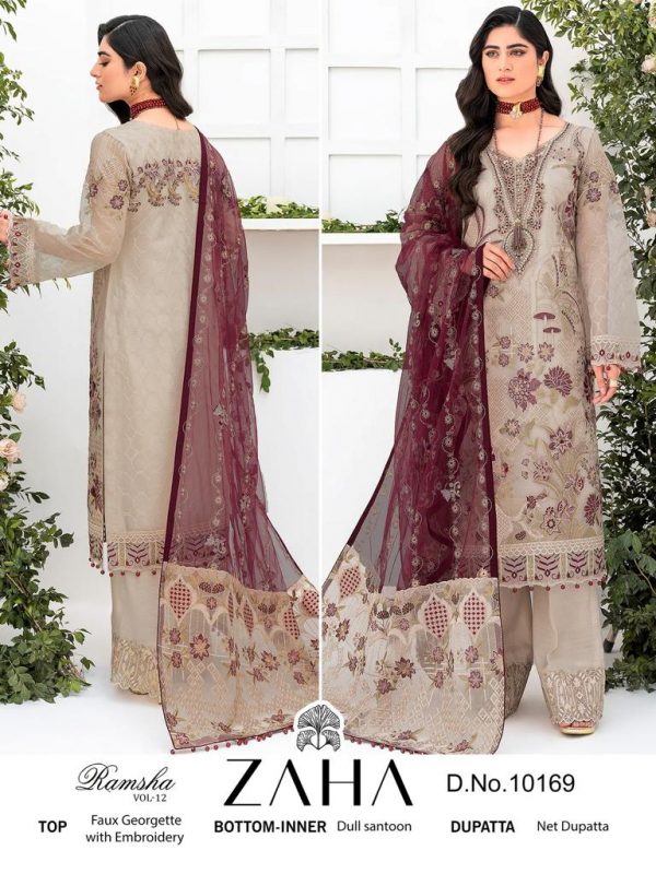 ZAHA 10169 RAMSHA VOL 2 SALWAR SUITS WHOLESALE