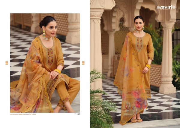 ZAVERI 1155 TO 1158 IMROZ 2 SUITS WHOLESALE