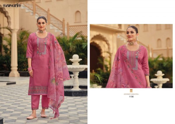 ZAVERI 1155 TO 1158 IMROZ 2 SUITS WHOLESALE