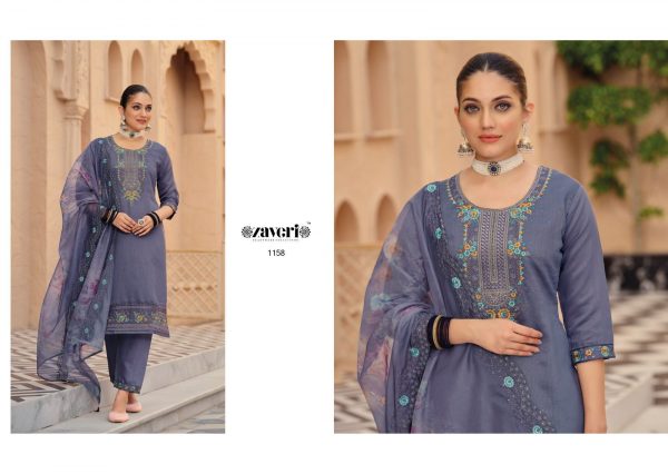 ZAVERI 1155 TO 1158 IMROZ 2 SUITS WHOLESALE