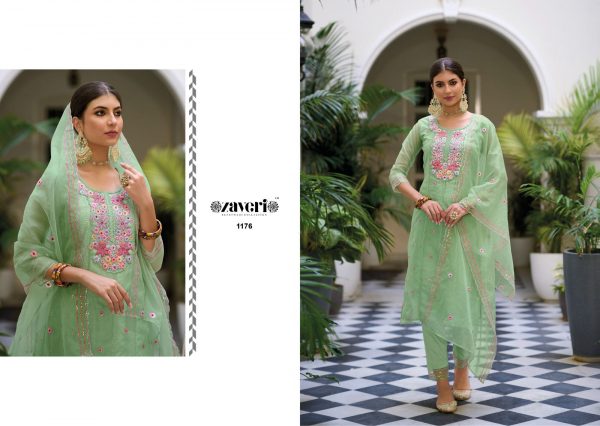 ZAVERI 1175 TO 1178 ELIZA DESIGNER SUITS