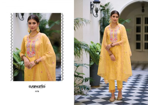 ZAVERI 1175 TO 1178 ELIZA DESIGNER SUITS