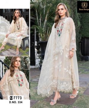 ZIAAZ DESIGNS 334 PAKISTANI SUITS MANUFACTURER