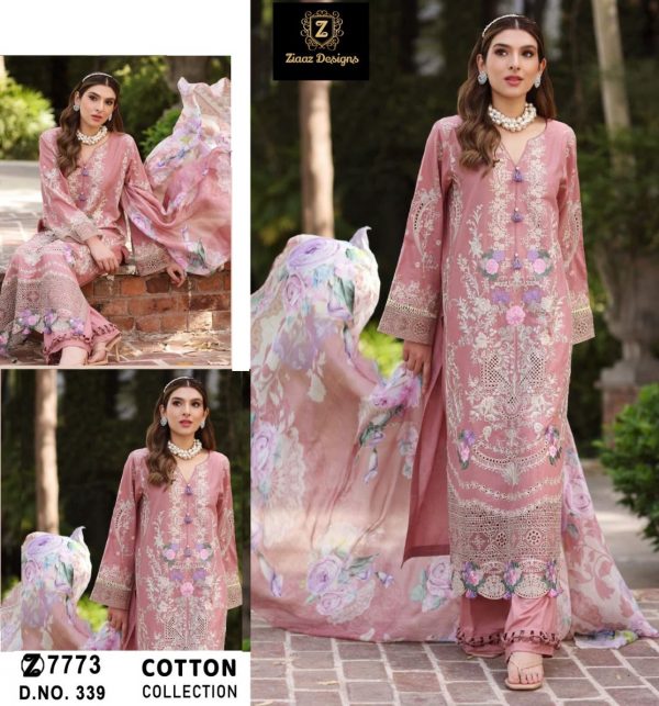 ZIAAZ DESIGNS 339 SALWAR SUITS COLLECTION