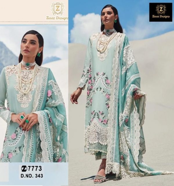 ZIAAZ DESIGNS 343 PAKISTANI SUITS IN INDIA