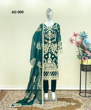 AAROHI DESIGNER AD 009 A DESIGNER SUITS WHOLESALE