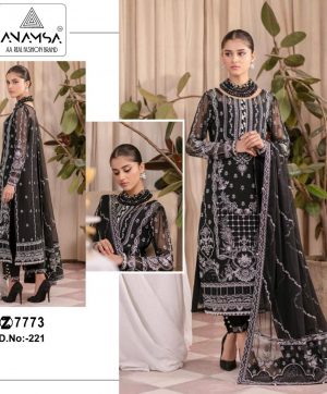 ANAMSA 221 PAKISTANI SUITS IN INDIA