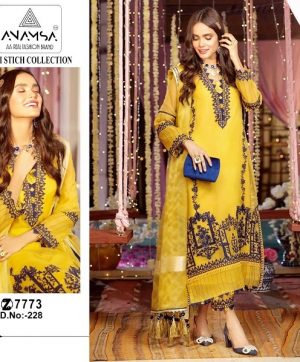 ANAMSA 228 SALWAR SUITS MANUFACTURER