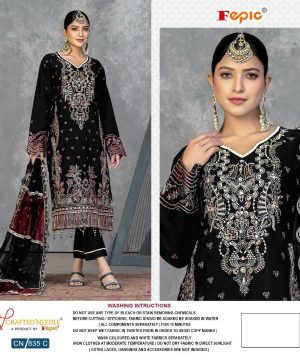CRAFTED NEEDLE CN 835 C READYMADE SUITS BY FEPIC