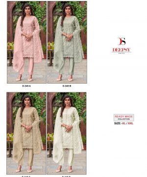 DEEPSY SUITS D 345 SERIES READYMADE SUITS WHOLESALE