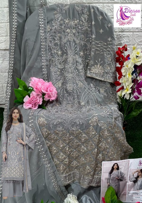 DINSAA SUIT 176 A TO D SALWAR SUITS WHOLESALE