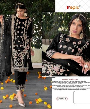 FEPIC C 1347 B ROSEMEEN PAKISTANI SUITS