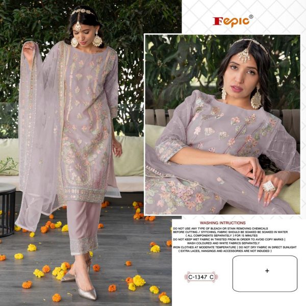 FEPIC C 1347 C ROSEMEEN PAKISTANI SUITS