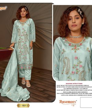 FEPIC C 1601 C ROSEMEEN PAKISTANI SUITS IN INDIA