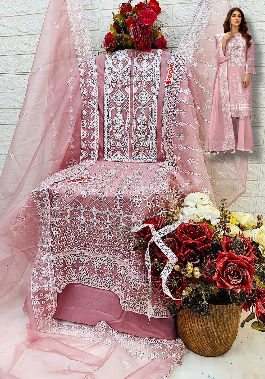 FEPIC C 1602 ROSEMEEN SERIES PAKISTANI SUITS IN INDIA