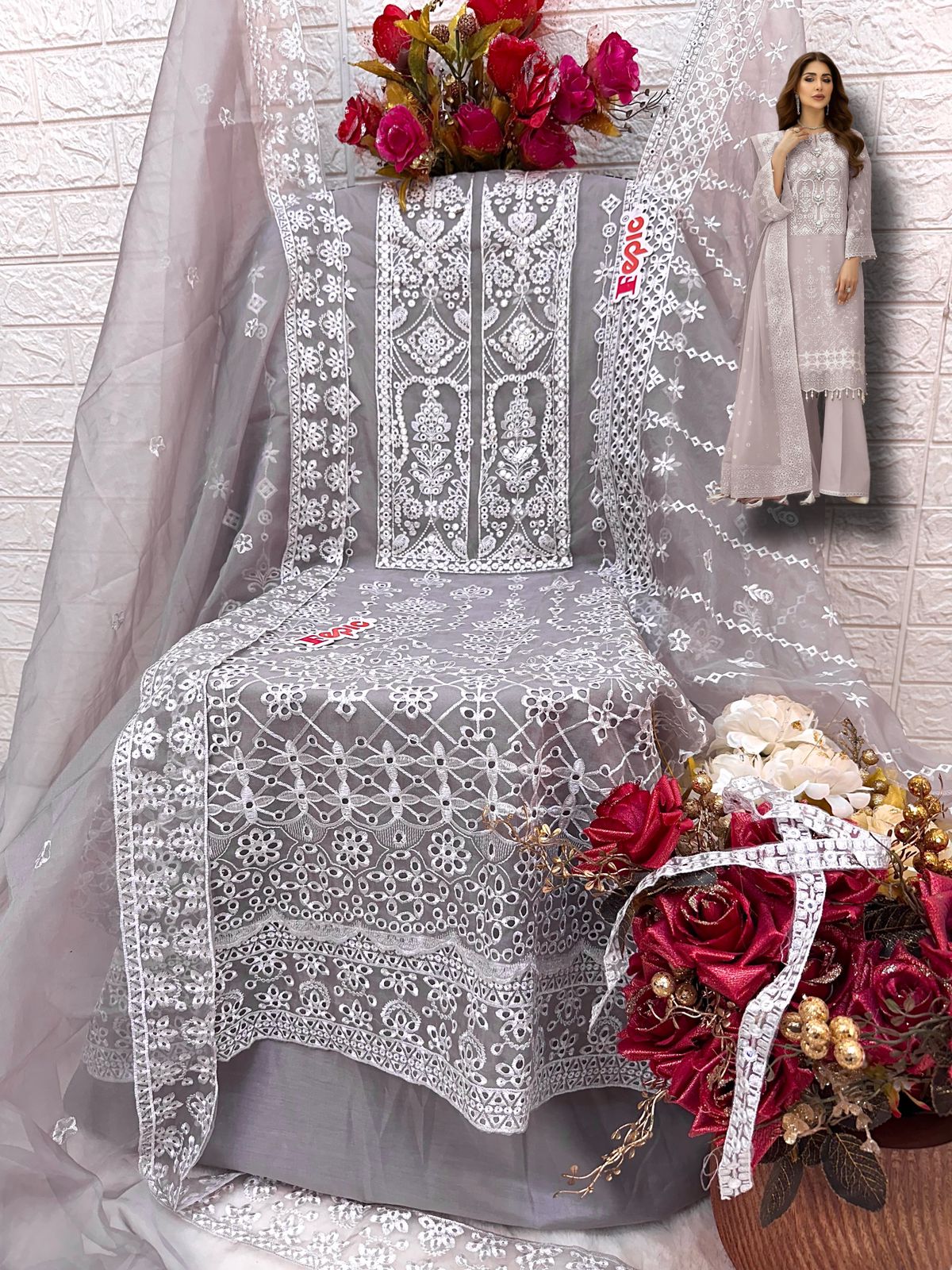 FEPIC C 1602 ROSEMEEN SERIES PAKISTANI SUITS IN INDIA