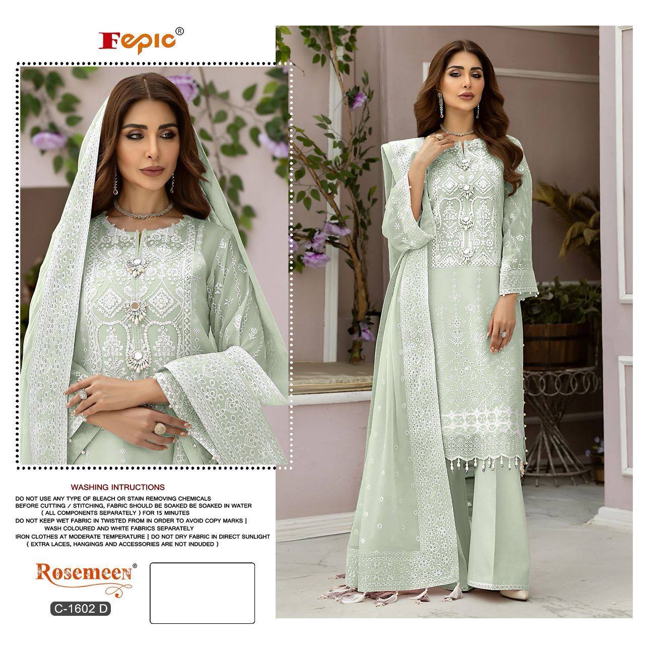 FEPIC C 1602 ROSEMEEN SERIES PAKISTANI SUITS IN INDIA