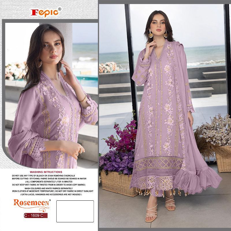 FEPIC C 1609 C ROSEMEEN SALWAR SUITS WHOLESALE