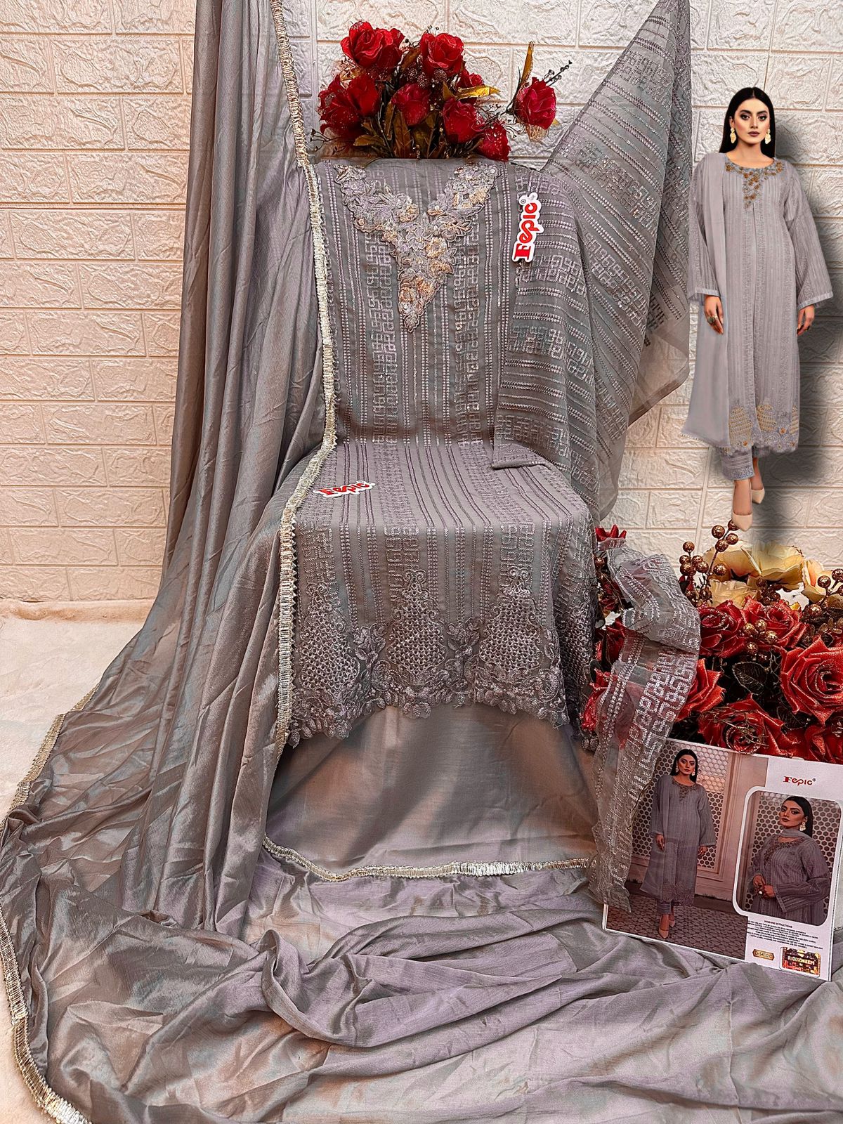 FEPIC D 5422 ROSEMEEN SERIES SALWAR SUITS