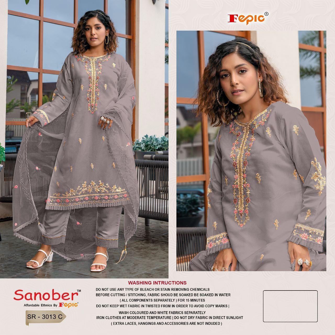 FEPIC SR 3013 C SNOBER READYMADE SUITS WHOLESALE