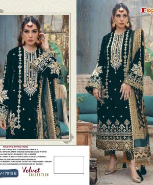 FEPIC V 17015 E VELVET PAKISTANI SUITS IN INDIA