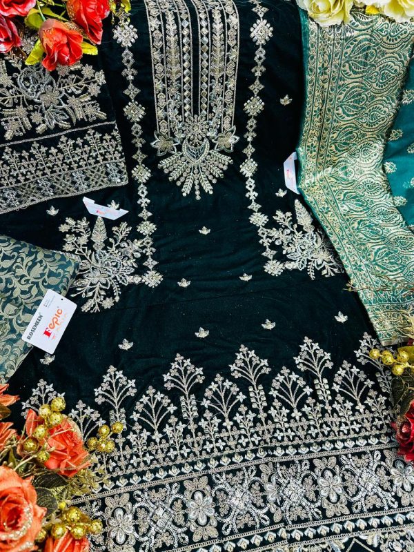 FEPIC V 17015 E VELVET PAKISTANI SUITS IN INDIA