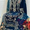 FEPIC V 17017 B VELVET PAKIATANI SUITS IN INDIA