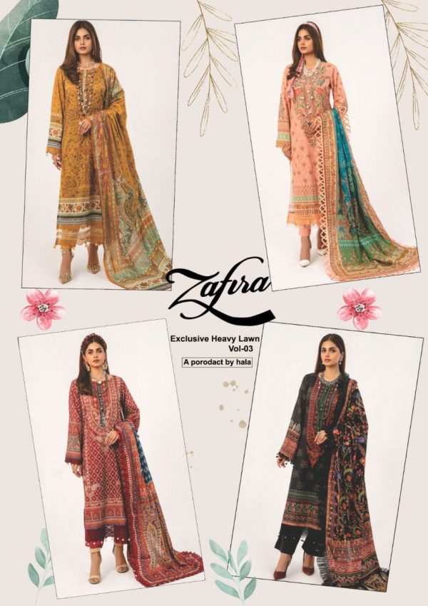 HALA ZAFIRA VOL 3 KARACHI SUITS WHOLESALER