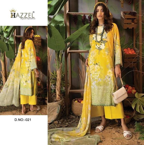 HAZZEL 021 PAKISTANI SUITS MANUFACTURER