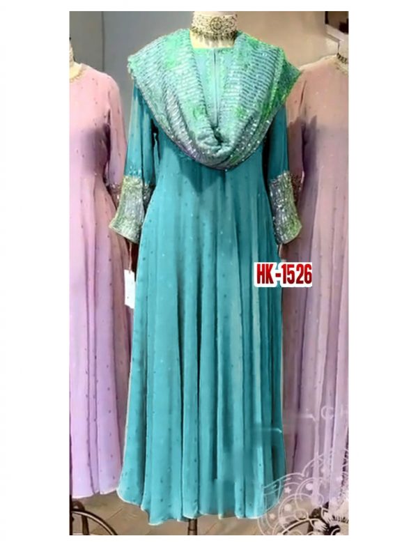 HK 1526 A DESIGNER GOWN MANUFACTURER