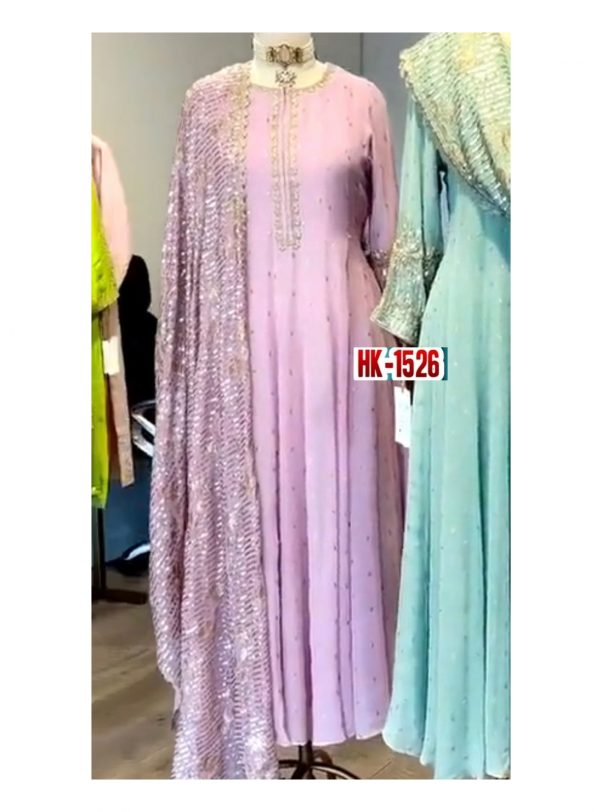 HK 1526 B DESIGNER GOWN MANUFACTURER