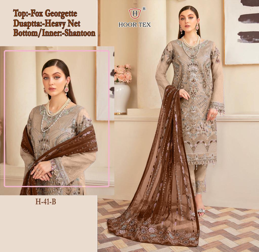 HOOR TEX H 41 B SALWAR SUITS WHOLESALE