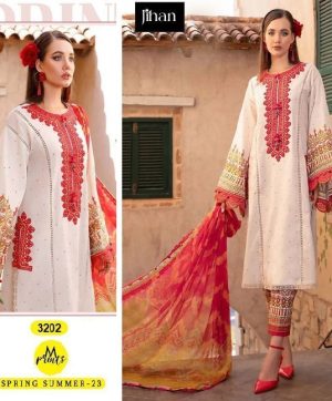 JIHAN 3202 M PRINTS PAKISTANI SUITS WHOLESALE