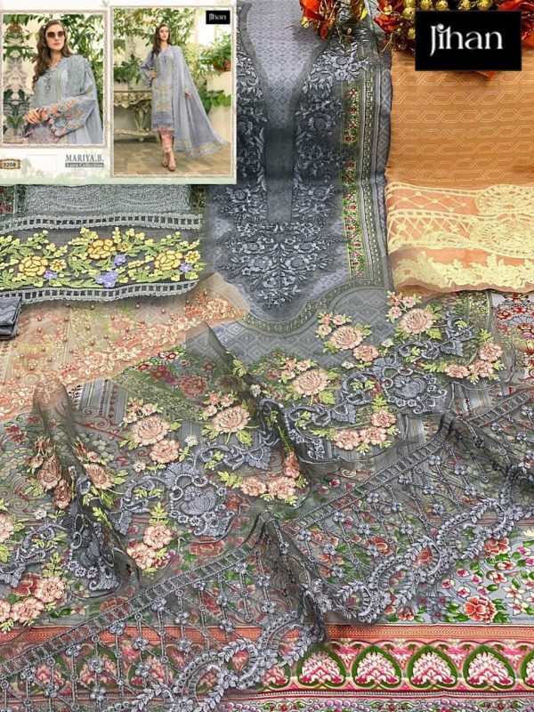 JIHAN 3208 MARIA B PAKISTANI SUITS IN INDIA