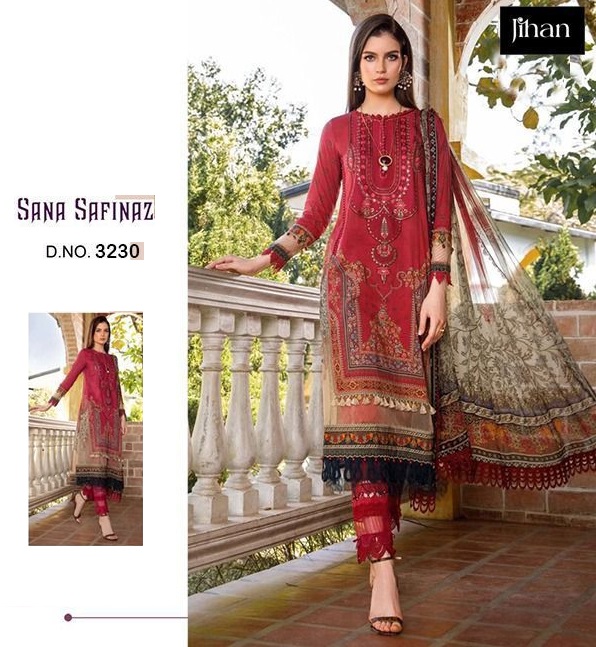 JIHAN 3230 SANA SAFINAZ PAKISTANI SUITS