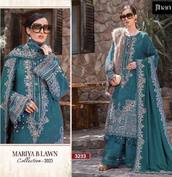 JIHAN 3233 MARIYA B LAWN COLLECTION SUITS