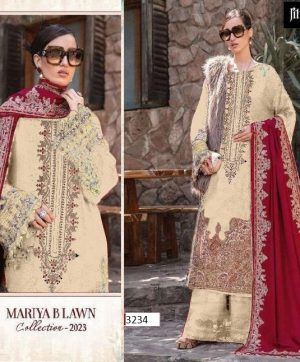 JIHAN 3234 MARIYA B LAWN COLLECTION SUITS