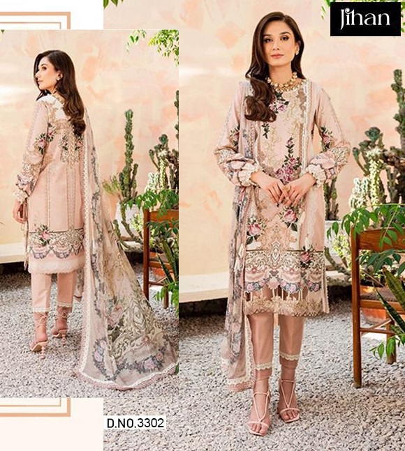 JIHAN 3302 SALWAR SUITS MANUFACTURER