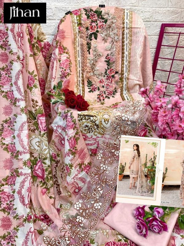 JIHAN 3302 SALWAR SUITS MANUFACTURER