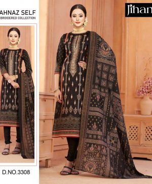 JIHAN 3308 SAHNAZ SELF SALWAR SUITS IN INDIA