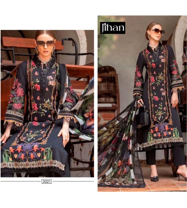 JIHAN 3321 PAKISTANI SUITS WHOLESALE