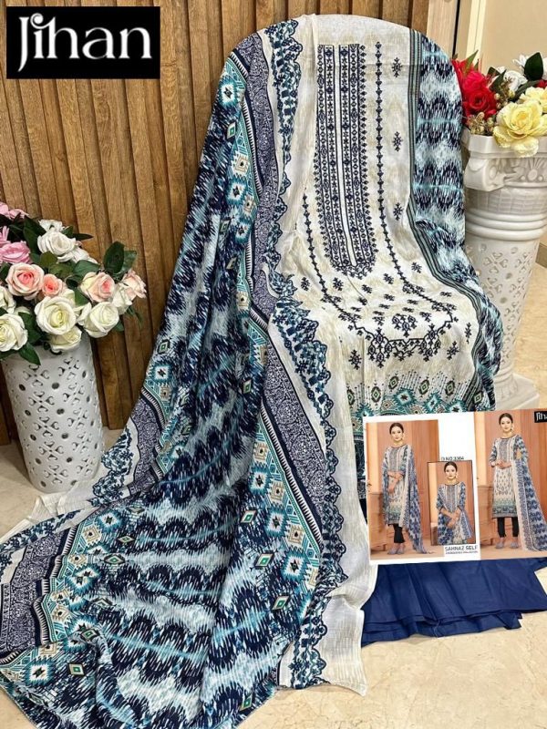 JIHAN 3364 PAKISTANI SUITS WHOLESALE