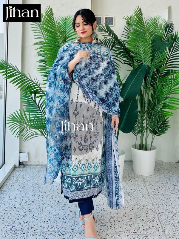 JIHAN 3364 PAKISTANI SUITS WHOLESALE