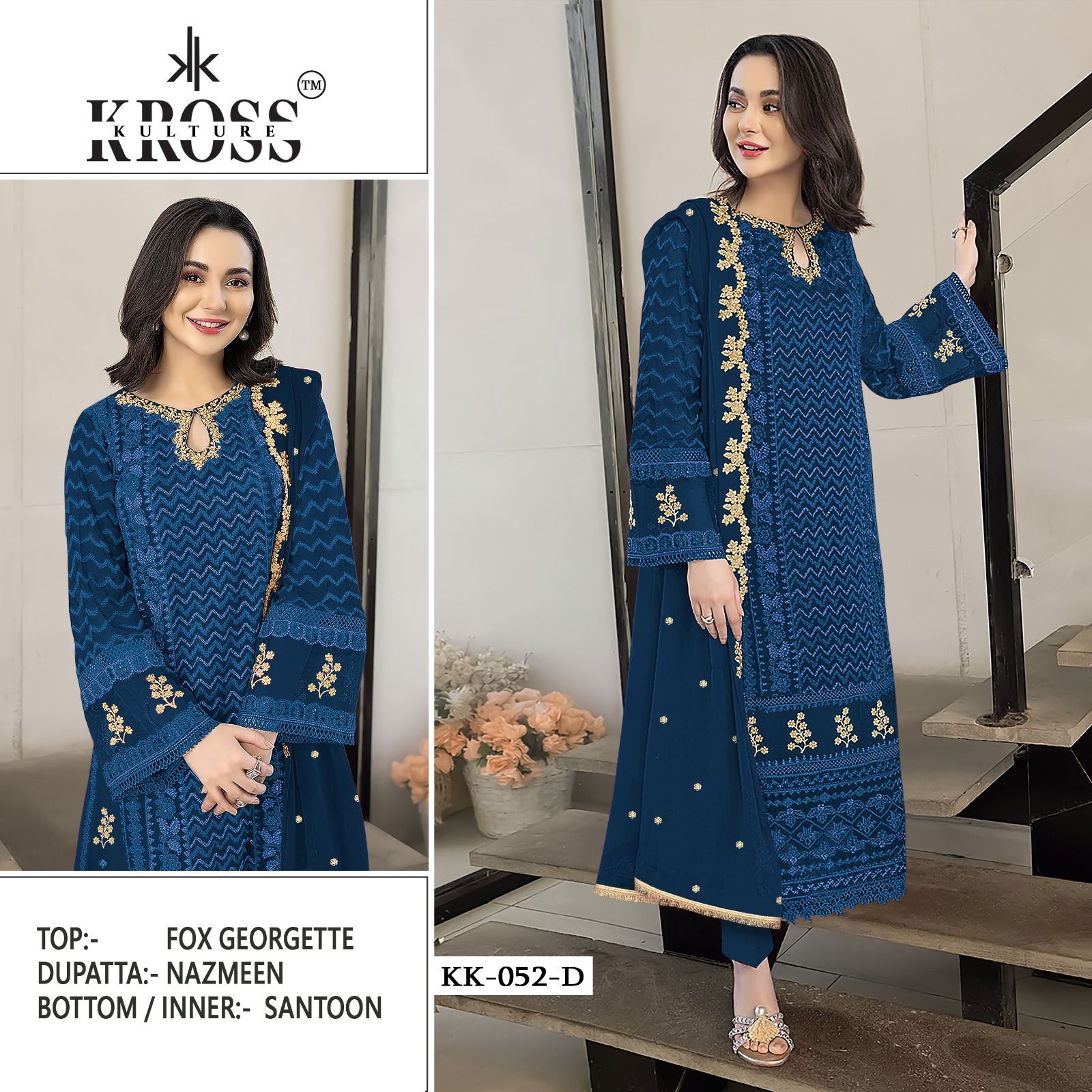 KROSS KULTURE KK 052 SERIES SALWAR SUITS