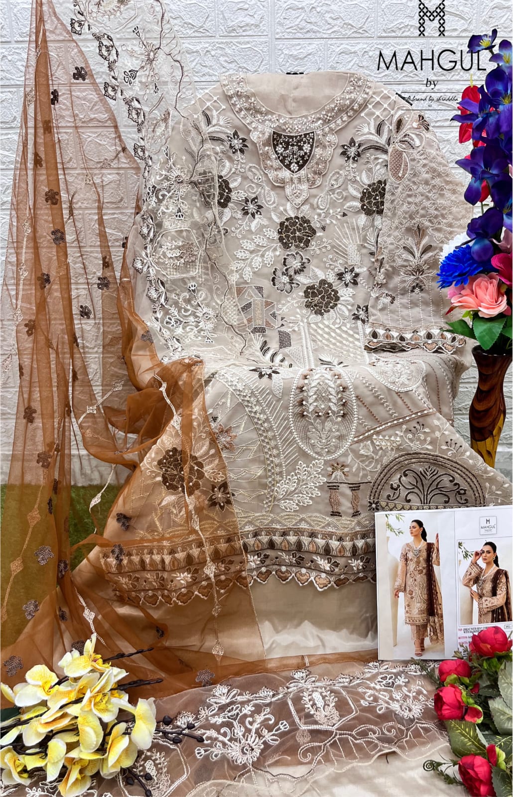 MAHGUL MG 1008 PAKISTANI SUITS BY SHRADDHA