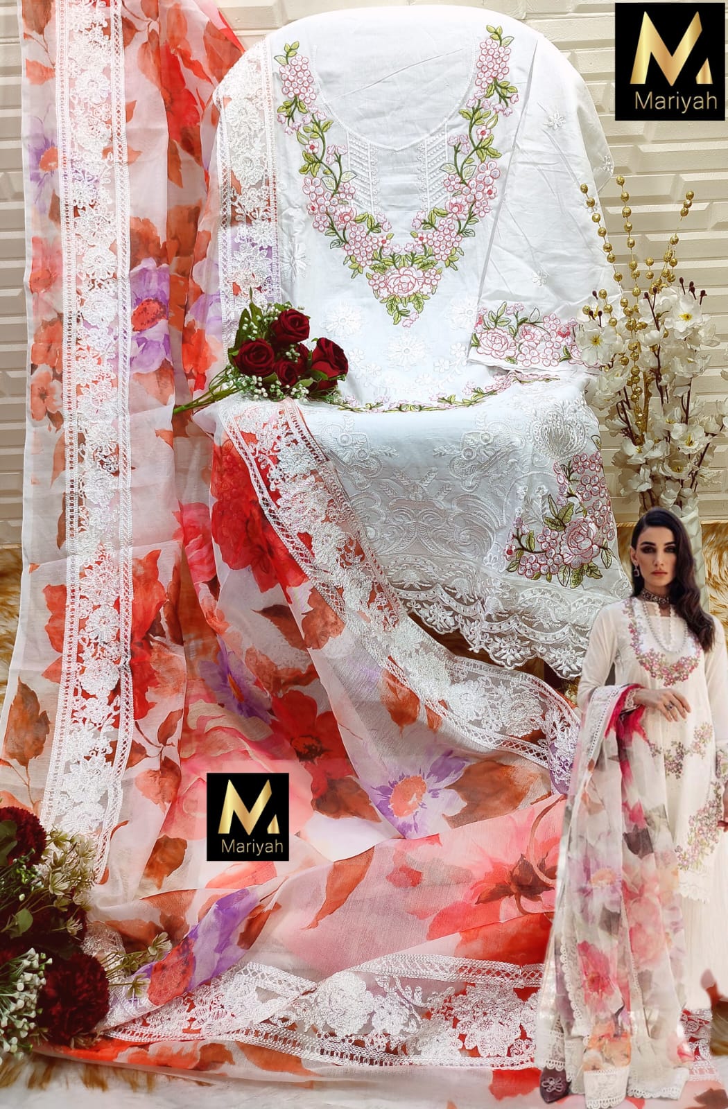 MARIYAH DESIGNER M 200 PAKISTANI SUITS